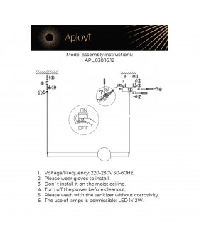 Светильник подвеснойAploytAPL.038.16.12-foto14