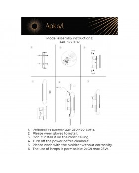 Светильник настенный (Бра)AploytAPL.323.11.02-foto12