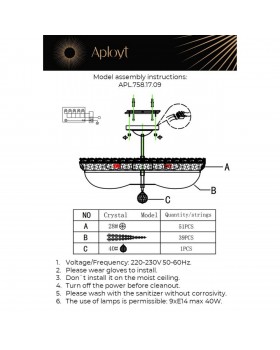 Люстра потолочнаяAploytAPL.758.17.09-foto14