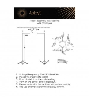 Люстра подвесная Aployt APL.033.03.40-foto16