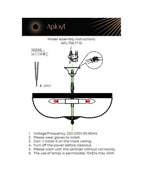 Люстра потолочнаяAploytAPL.756.17.10-foto13