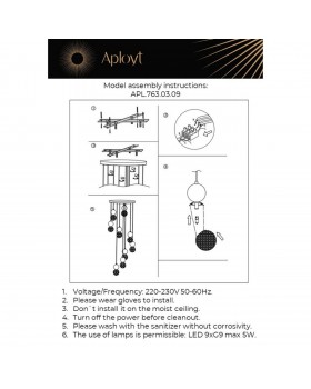 Люстра подвеснаяAploytAPL.763.03.09-foto19