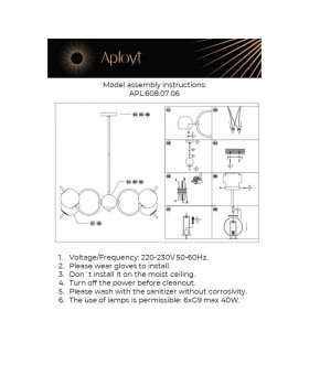 Люстра потолочнаяAploytAPL.608.07.06-foto19