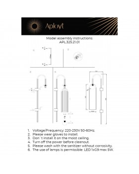Светильник настенный (Бра) Aployt APL.325.21.01-foto12