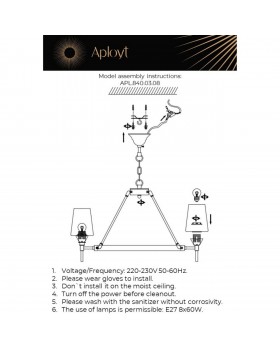 Люстра подвеснаяAploytAPL.840.03.08-foto16
