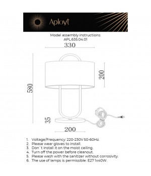 Настольная лампаAploytAPL.635.04.01-foto16