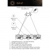 Люстра подвеснаяAploytAPL.829.13.10