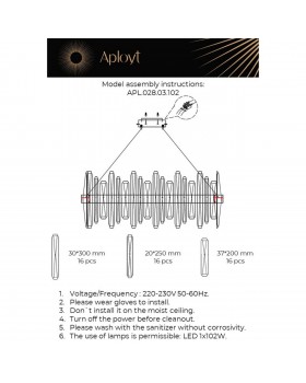 Люстра подвеснаяAploytAPL.028.03.102-foto20