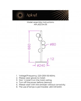 Настольная лампаAploytAPL.622.04.05-foto12