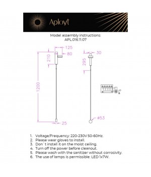 Светильник настенный (Бра)AploytAPL.016.11.07-foto15