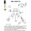 Люстра потолочнаяOmniluxOML-53807-05