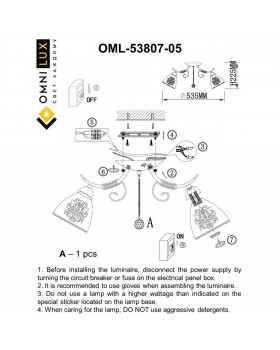 Люстра потолочнаяOmniluxOML-53807-05-foto3