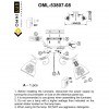 Люстра потолочнаяOmniluxOML-53807-08