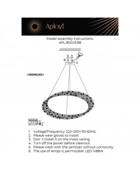 Люстра подвесная Aployt APL.853.03.88-foto2
