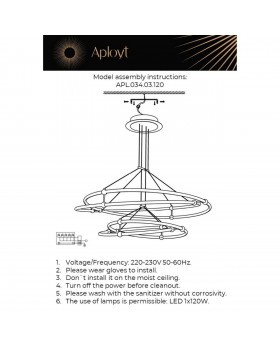 Люстра подвеснаяAploytAPL.034.03.120-foto18