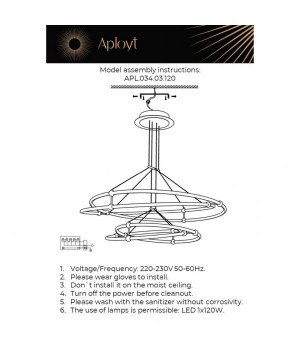 Люстра подвеснаяAploytAPL.034.03.120-foto18