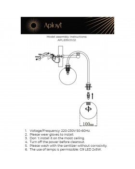 Светильник настенный (Бра)AploytAPL.839.01.02-foto16
