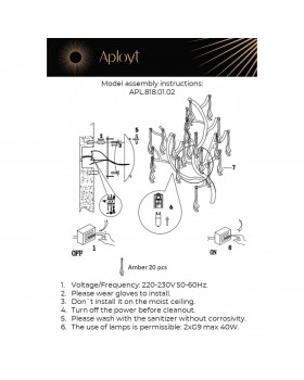 Светильник настенный (Бра) Aployt APL.818.01.02-foto10