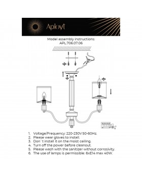 Люстра потолочнаяAploytAPL.706.07.06-foto19