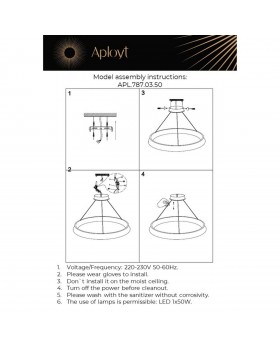 Люстра подвесная Aployt APL.787.03.50-foto2
