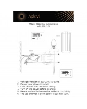 Светильник настенный (Бра)AploytAPL.626.11.01-foto3