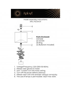 Настольная лампаAploytAPL.742.04.01-foto13