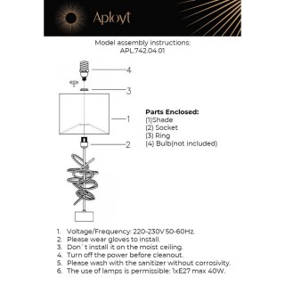 Настольная лампаAploytAPL.742.04.01-foto13