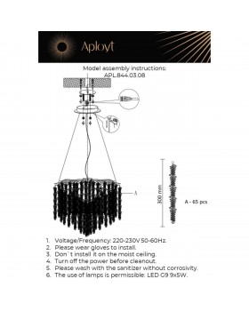 Люстра подвесная Aployt APL.844.03.08-foto18