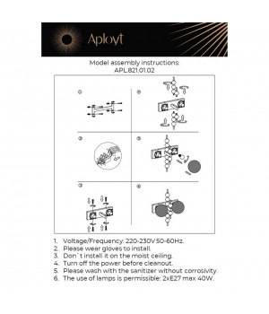 Светильник настенный (Бра)AploytAPL.821.01.02-foto16