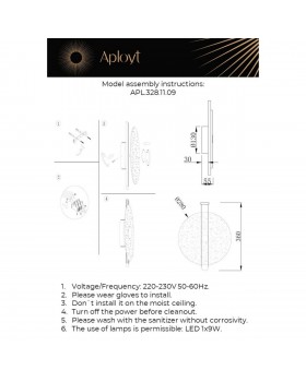 Светильник настенный (Бра) Aployt APL.328.11.09-foto2