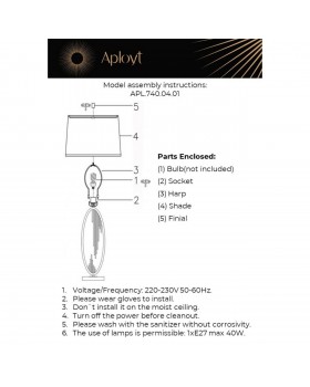 Настольная лампаAploytAPL.740.04.01-foto17