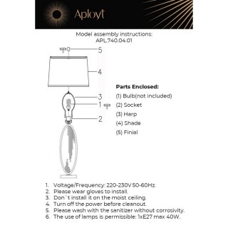 Настольная лампаAploytAPL.740.04.01-foto17