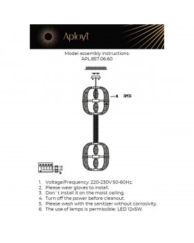 Светильник подвесной Aployt APL.857.06.60-foto2