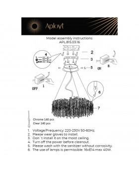 Люстра подвеснаяAploytAPL.815.03.16-foto20