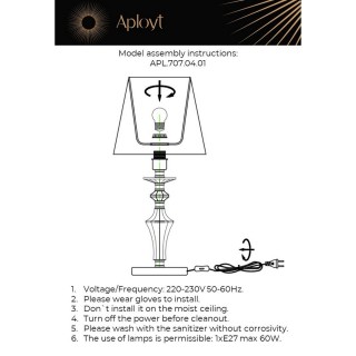 Настольная лампаAploytAPL.707.04.01-foto14