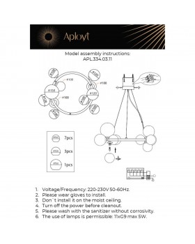 Люстра подвесная Aployt APL.334.03.11-foto2