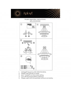 Люстра подвеснаяAploytAPL.014.03.100-foto12