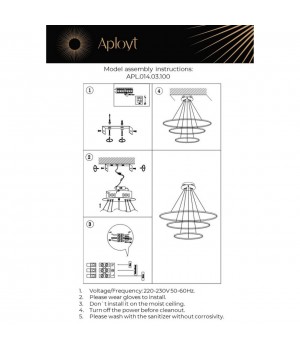 Люстра подвеснаяAploytAPL.014.03.100-foto12