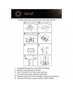 Люстра подвеснаяAploytAPL.024.03.136-foto3