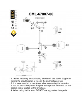 Люстра потолочнаяOmniluxOML-67807-06-foto10