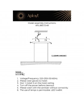 Люстра подвесная Aployt APL.660.13.48-foto2