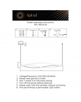 Люстра подвесная Aployt APL.783.03.45-foto3