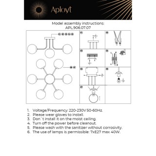 Люстра потолочнаяAploytAPL.906.07.07-foto16