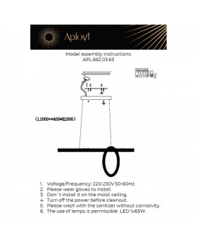 Люстра подвесная Aployt APL.662.03.63-foto2