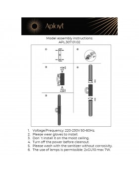 Светильник настенный (Бра)AploytAPL.307.01.02-foto14