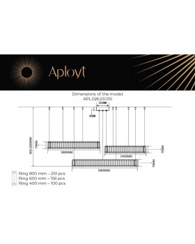 Люстра подвеснаяAploytAPL.026.03.100-foto17