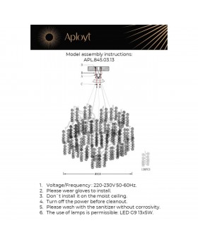 Люстра подвеснаяAploytAPL.845.03.13-foto16
