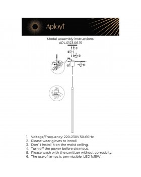 Светильник подвеснойAploytAPL.0123.06.15-foto12
