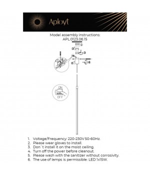 Светильник подвеснойAploytAPL.0123.06.15-foto12