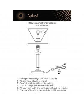 Настольная лампаAploytAPL.714.04.01-foto12